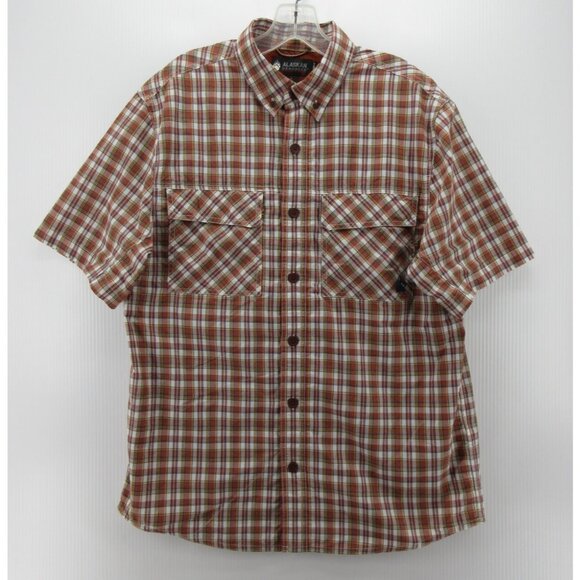 Duluth Alaskan Hardgear Shirt Medium Coolmax Button Up Performance Camp - Picture 1 of 11